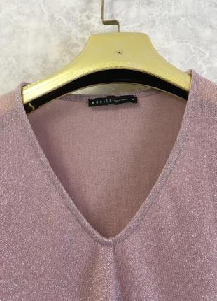 Пудровая роза женская блузка 2022 бренд