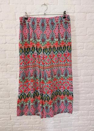 Фираенные легкие кюлоты бриджи