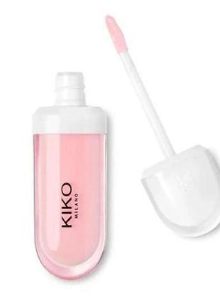 Блиск крем для губ kiko milano lip volume tutu rose - дарує гу...2 фото