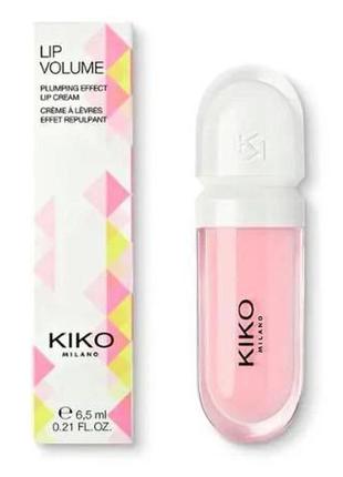 Блиск крем для губ kiko milano lip volume tutu rose - дарує гу...3 фото