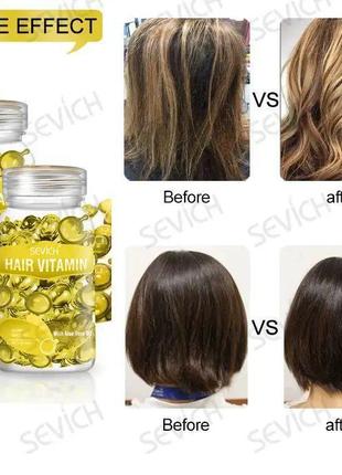 Вітамінні капсули для волосся sevich hair vitamin mix містять ...5 фото