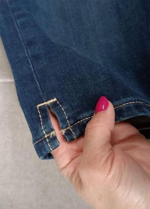 Классирующие новенькие джинсовые бриджи m&amp;s, размер xs/s.9 фото