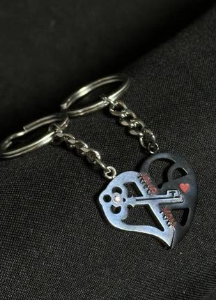 Брелоки парні love you чорний