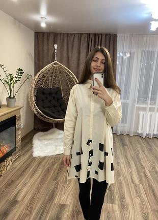 Блуза блузка овер сайз плаття