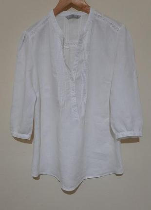 Туніка, блуза білого кольору, літня.