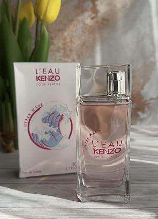 Туалетна вода kenzo l'eau kenzo pour femme hyper wave1 фото