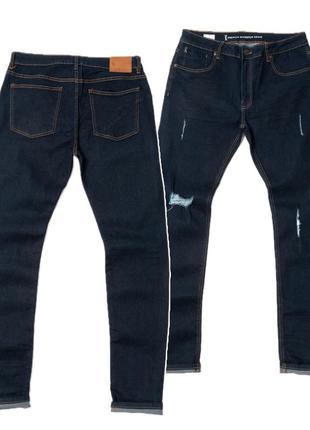 Ringspun denim dark blue jeans чоловічі джинси