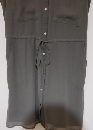 Сукня-халат (плаття) коротка (міні), без рукавів.4 фото