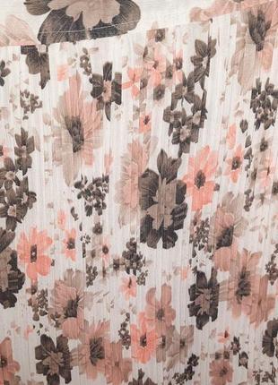 Спідниця (юбка) довга ярусна з квітковим принтом maccine4 фото