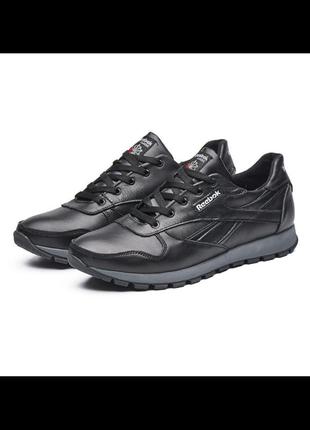 Мужские кожаные кроссовки reebok