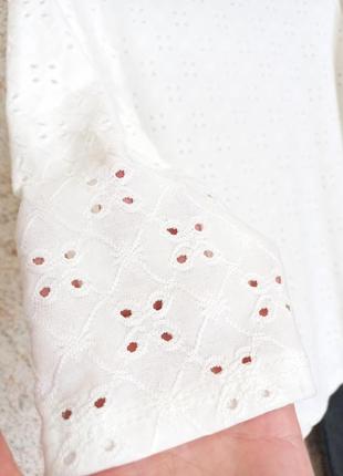 Кофта блуза білого кольору італія3 фото