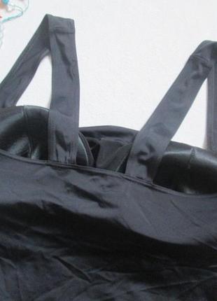 Шикарный слитный черный купальник батал anna weyburn франция 🌺🌴🌺7 фото