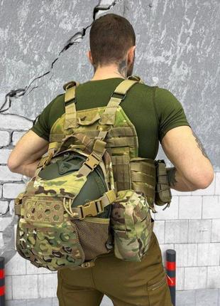 Рюкзак штурмовой stryker мультикам крепления паук для шлема 15л   вт6401,полка18-2!