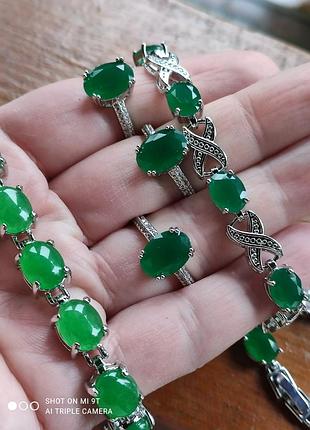 Кольца с нефрітом 17-17.5