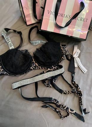Шок цена! оригинал белье комплект лиф и пояс victoria’s secret
