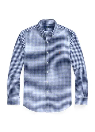 Оригинальная рубашка в клетку polo ralph lauren oxford shirt1 фото