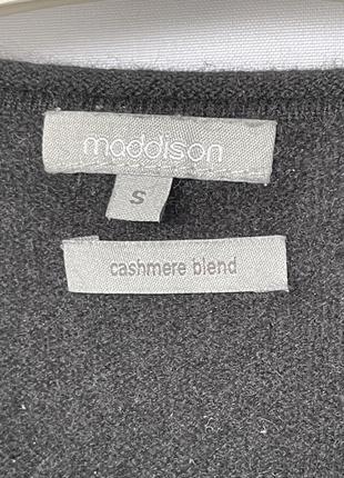 Maddison кашемировый джемпер с люрексом металлик в полоску красивый нарядный свитерок5 фото