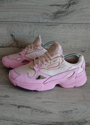 Кроссовки б/у адидас adidas falcon trainers 38р 24.5 см кожа2 фото