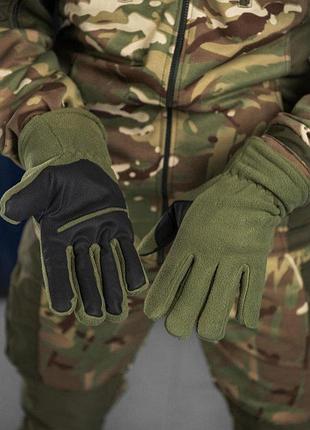 Рукавички флісові підсилені вт7656