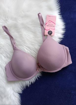 Бюстгальтер бра 80b нижнее белье базовое сиреневый розовым 75а сток hunkemoller