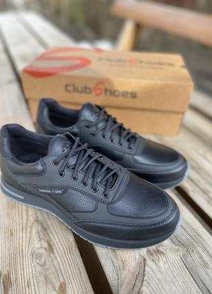 Кожаные кроссовки clubshoes2 фото