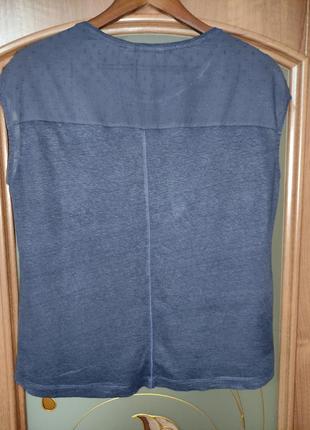 Льняная блуза / футболка tommy hilfiger (лен, хлопок)2 фото