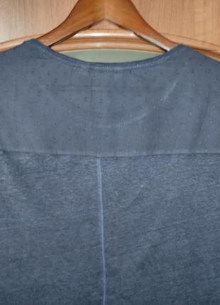 Льняная блуза / футболка tommy hilfiger (лен, хлопок)3 фото