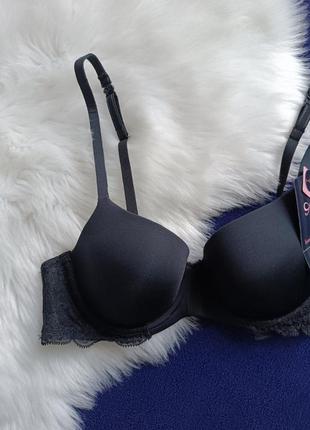 Бюстгальтер бра нижнее белье базовый черный сток hunkemoller6 фото