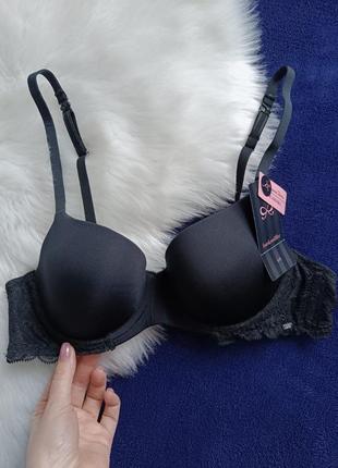 Бюстгальтер бра нижнее белье базовый черный сток hunkemoller2 фото