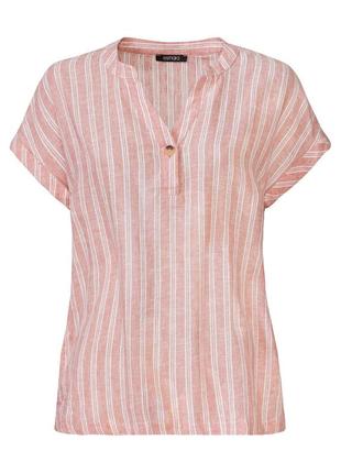 Блузка льняная для женщины esmara 371845 36,s розовый