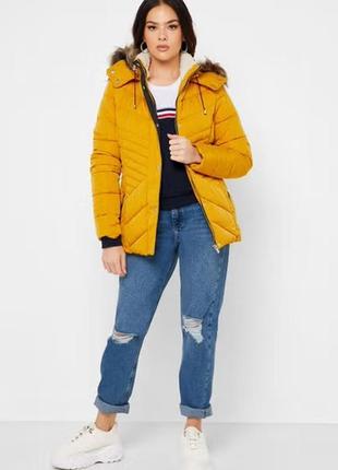 Джинси-мом із рваними колінами new look tori mom jeans, xs