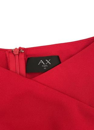 Круте червоне плаття ax paris cross front bodycon midi dress, s/m10 фото