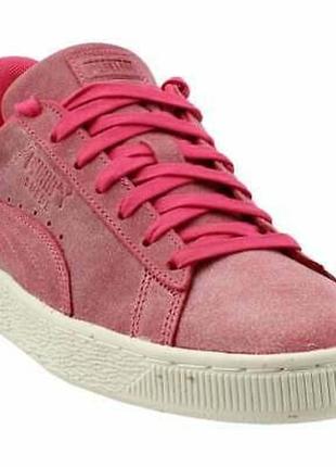 Мужские кожаные кроссовки puma suede deco paradise pink-golden color размер 42,5 eu/ 9,5 us/ стелька 27,5 см