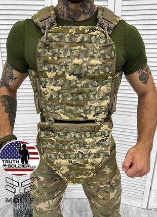 Плитоноска truth solider llc  в сборе пиксель вт7915