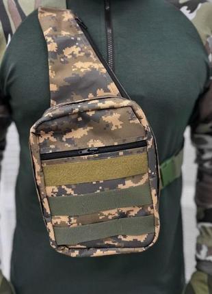 Сумка поясная тактическая pixel