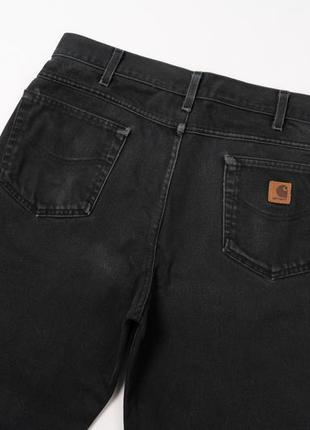 Carhartt vintage black denim jeans  чоловічі джинси7 фото