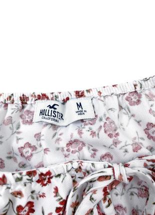 Стильне плаття з віскози у квітковий принт hollister, m/l7 фото