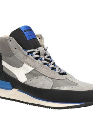 Кросівки diadora equipe mid mad italia nubuck sw high top grey розмір 43 euro/ 9.5 usa/устілка 27,7 см