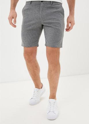 Шорті в смужку produkt by jack & jones, l2 фото