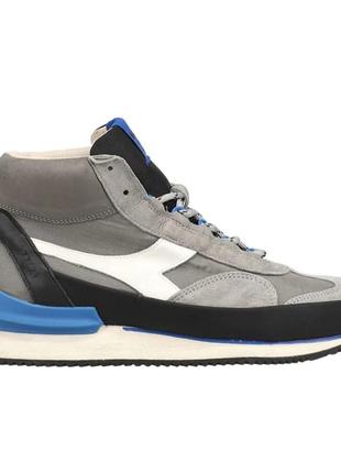 Кроссовки diadora equipe mid mad italia nubuck sw high top grey размер 42,5 euro/ 9 usa/ стелька 27,3 см2 фото