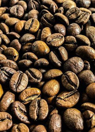 Кава в зернах 100% арабіка brazil santos свіжого обсмаження 1 кг