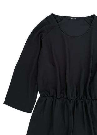 Чорна базова шифонова сукня еsmara, m/l5 фото