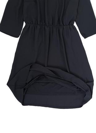 Чорна базова шифонова сукня еsmara, m/l6 фото
