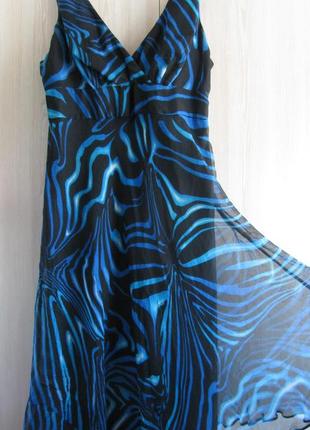 Дизайнерське плаття з натурального шовку лондон1 фото