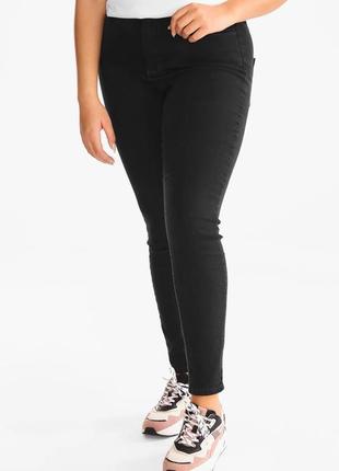 Чорні джегінси c&a the jegging jeans, батал, великий розмір, 5...2 фото