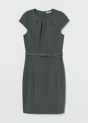 Сукня футляр з поясом h&m, m/l