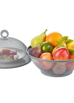 Ernesto кошик для фруктів, ø 27 см, колір: сірий1 фото
