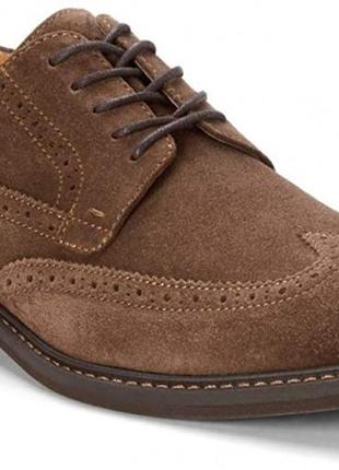 Чоловічі окуляри броги vionic mens bowery bruno suede wingtip розмір 9 usa / 42 euro/устілка 27,3 см