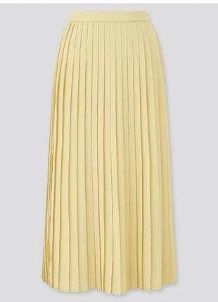 Шифоновая плиссированная юбка бренд frank walder