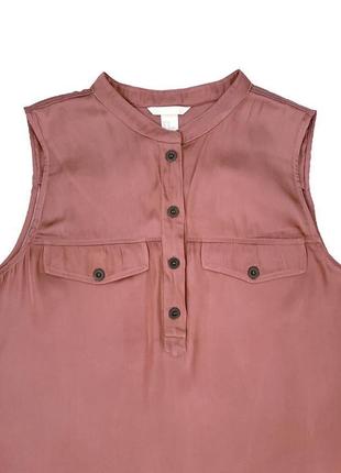 Сатинова блузка без рукавів h&m, xxl5 фото